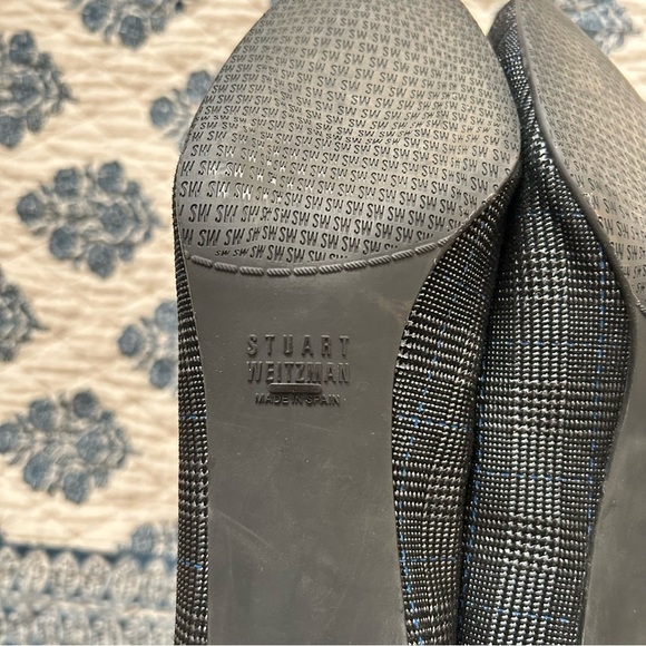 Stuart Weitzman FRAMEF5 Pewter Scotch Woven Pumps – Size 8 - Picture 9 of 11